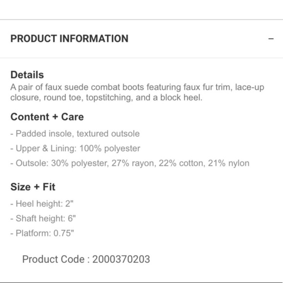 Faux Fur Trim Combat boots - Picture 6 of 6